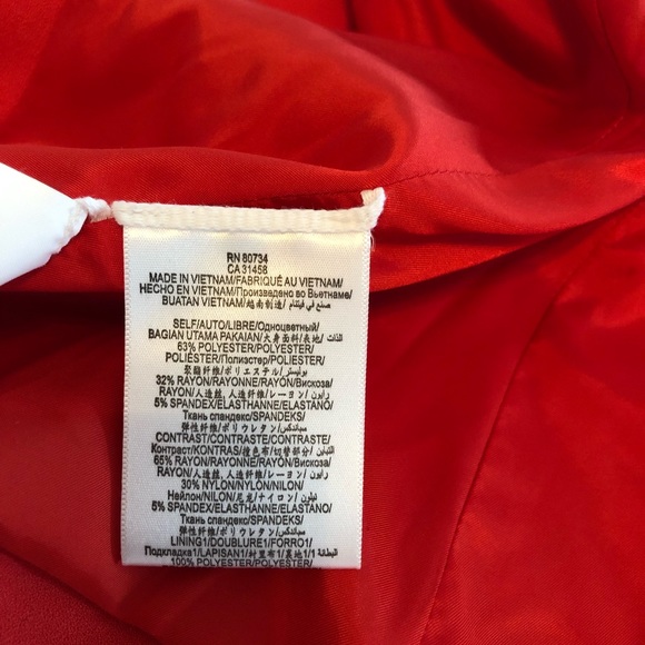 BCBGMAXAZRIA Salmon Coral Waterfall Blazer - Picture 5 of 5